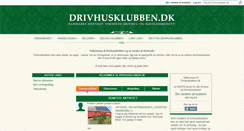 Desktop Screenshot of drivhusklubben.dk